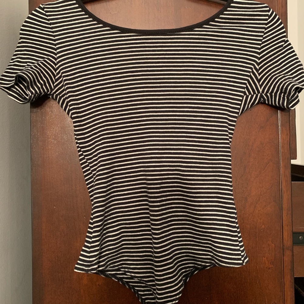 Small striped bodysuit
